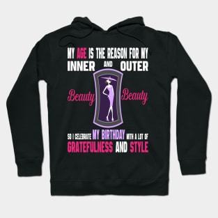 Funny Bday Gift for Women - Fabulous Girls Birthday Design Hoodie